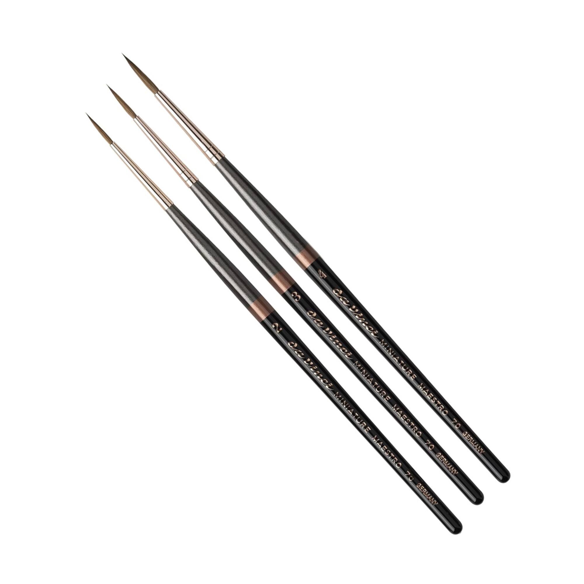 da Vinci MINI MAESTRO Series 70 3 Piece Brush Set